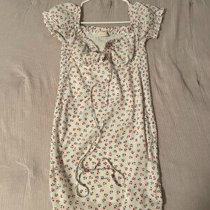 floral bodycon dress